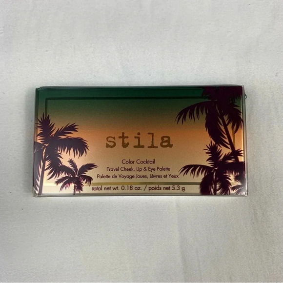 Stila Color Cocktail Travel Cheek, Lip & Eye Palette Tequila Sunrise - Picture 8 of 8